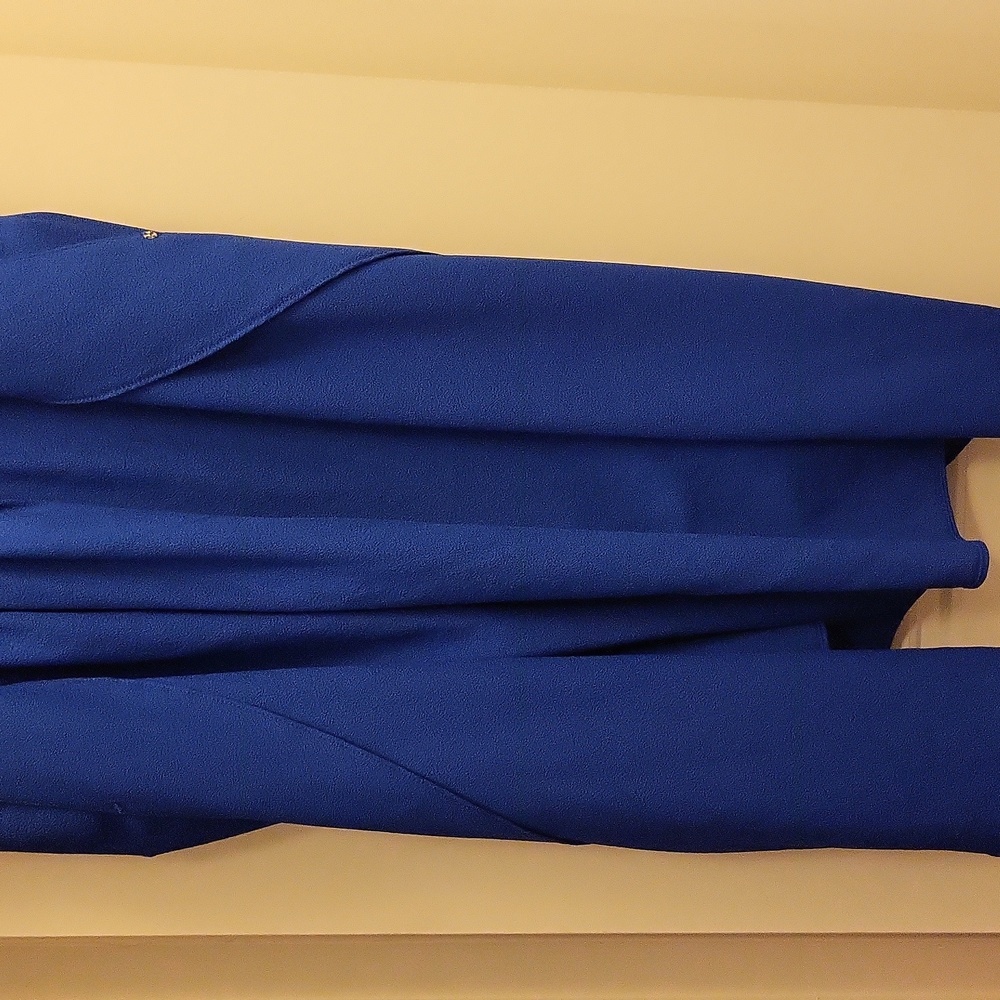 Blue wrap shirt